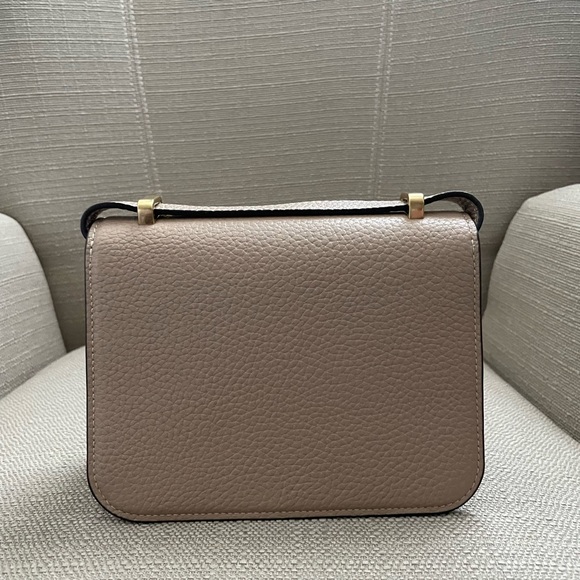 Coach Alie Shoulder Bag 18 In Colorblock brass/taupe multi new - Picture 3 of 12